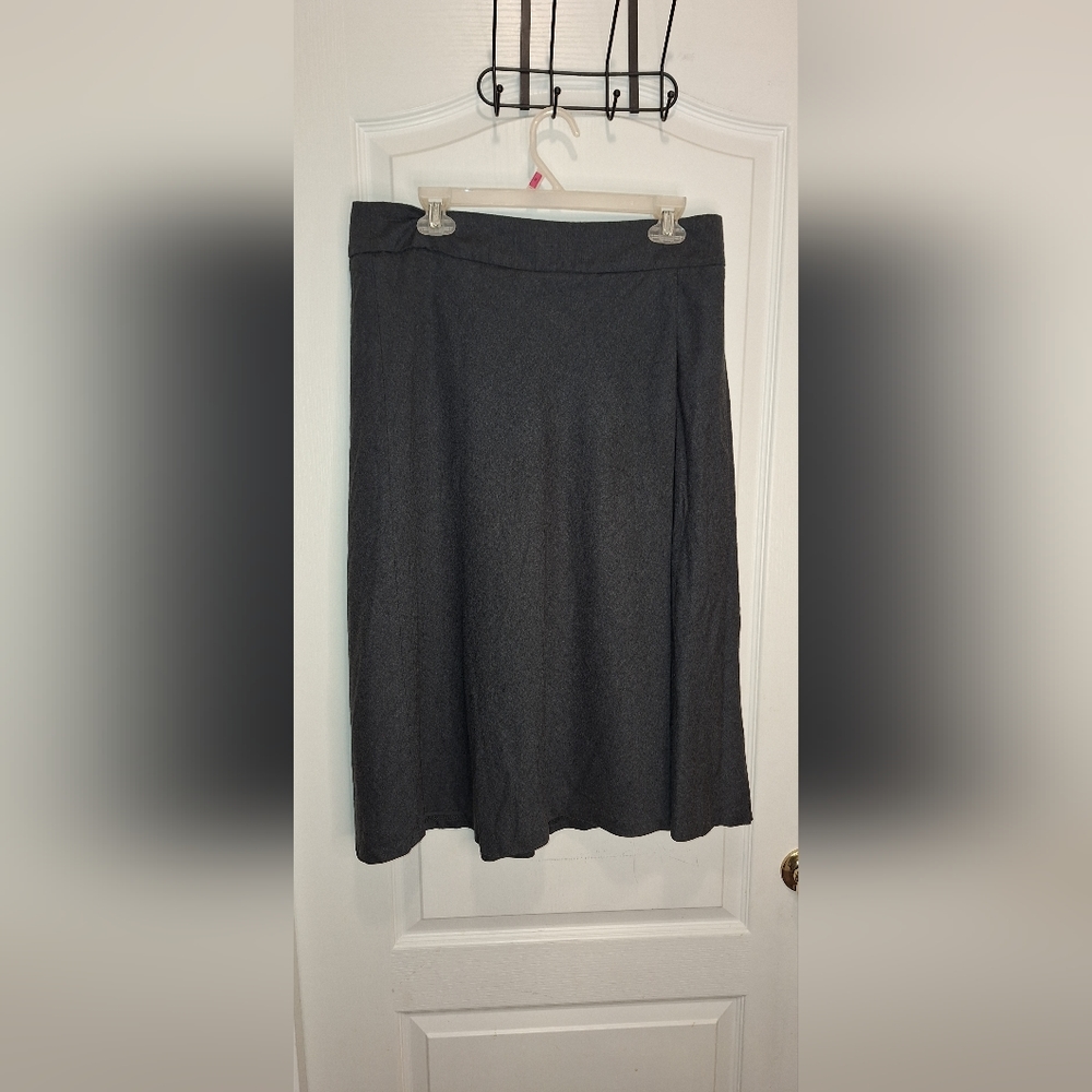 TALBOTS/ 12P / Gray wool skirt